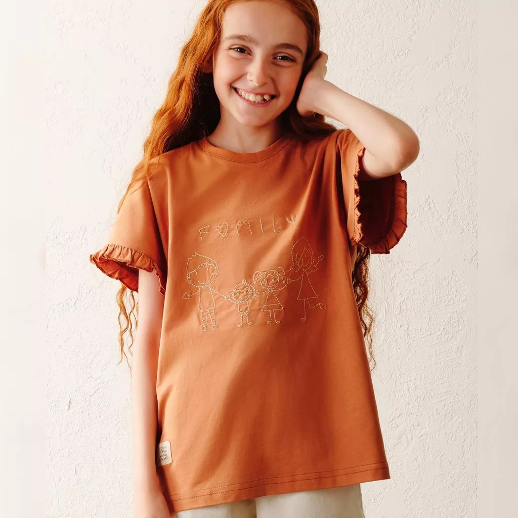 تی شرت دخترانه برند آکو Ako