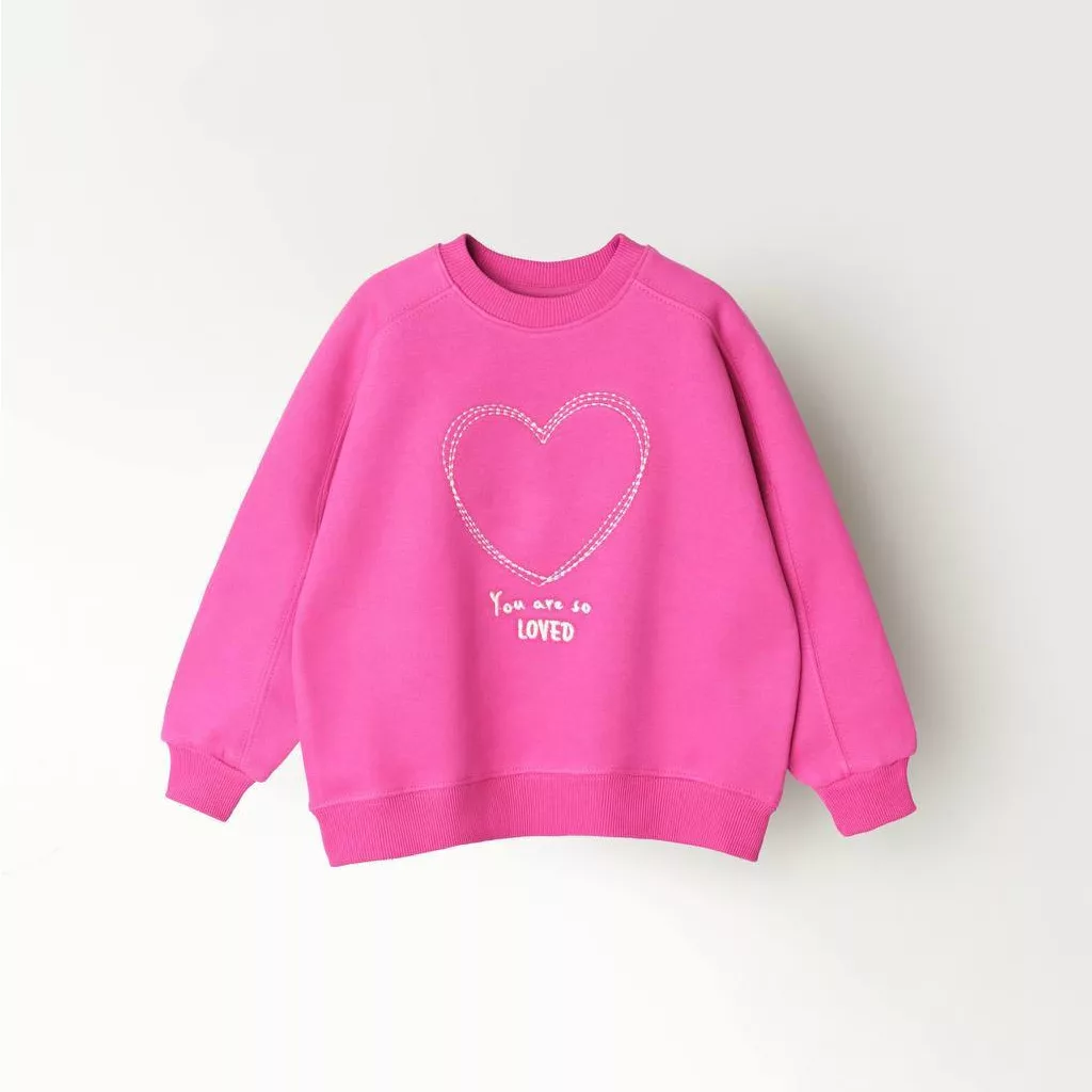 بلوز دورس دخترانه طرح قلب برند آکو AKU