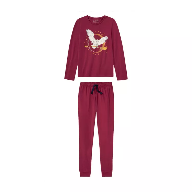 ست بلوز و شلوار رنگ زرشکی هری پاتر harry potter