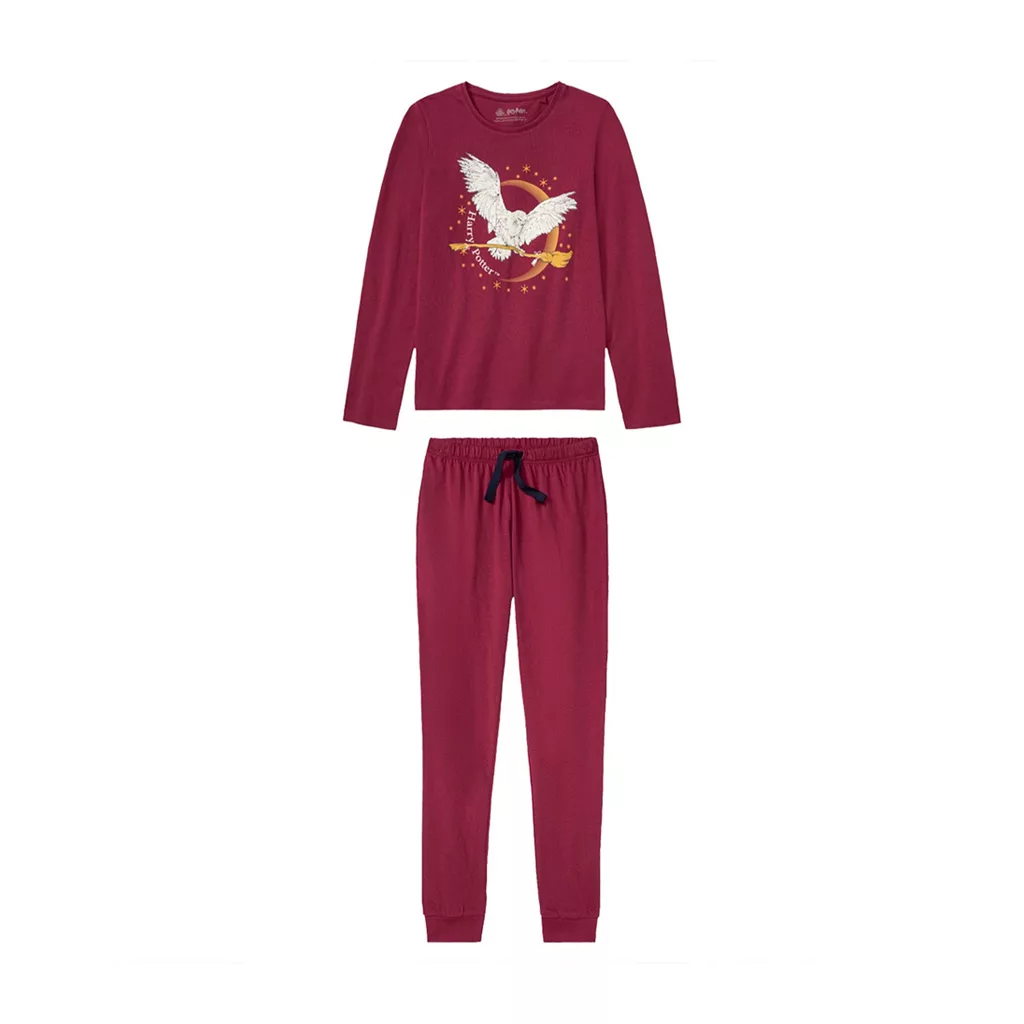 ست بلوز و شلوار رنگ زرشکی هری پاتر harry potter