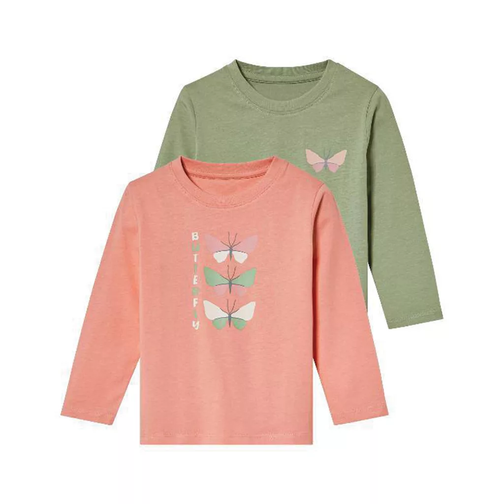 بلوز دخترانه طرح پروانه لوپیلو
