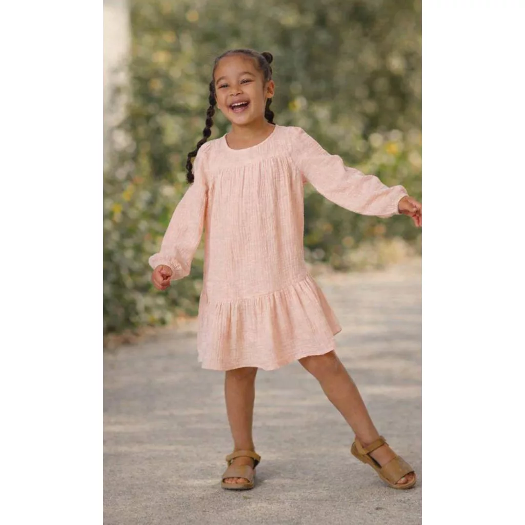 پیراهن آستین بلند دخترانه لوپیلو