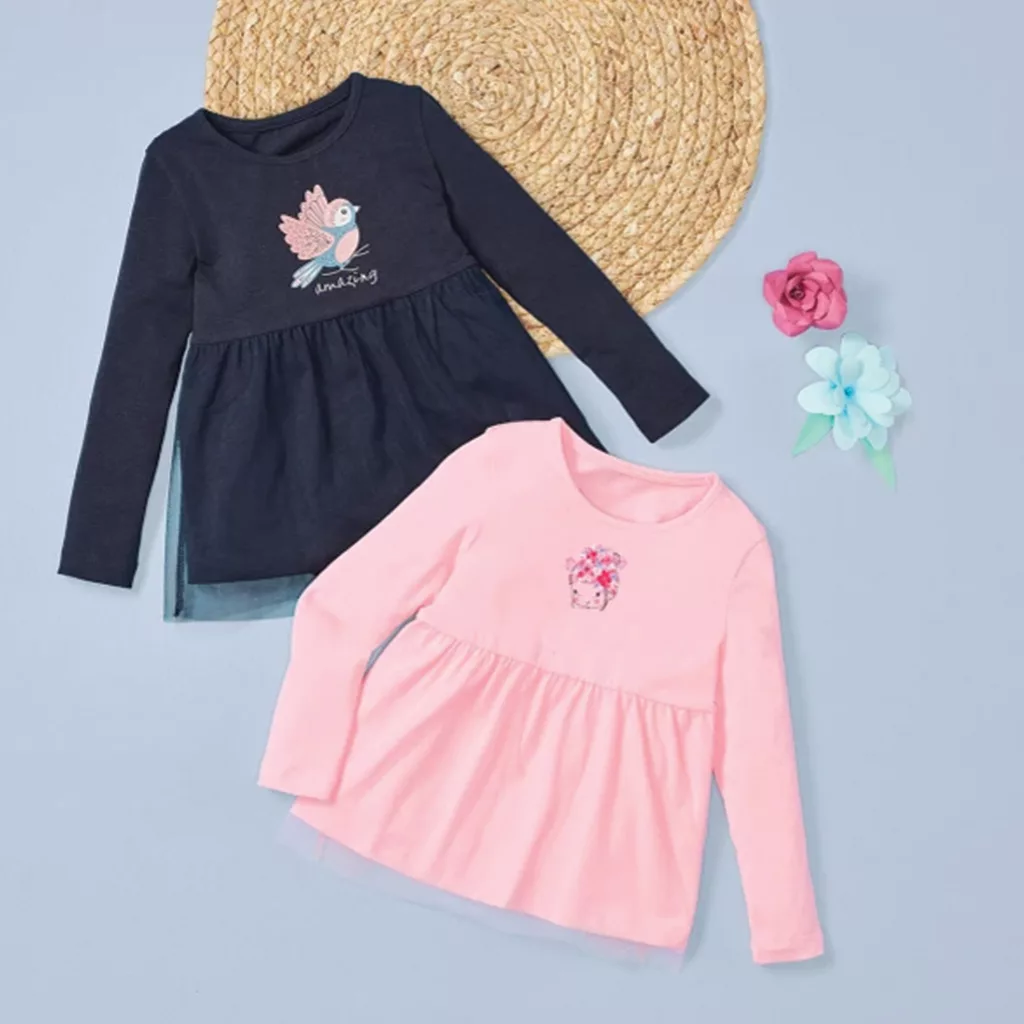 بلوز مجلسی توردار دخترانه لوپیلو