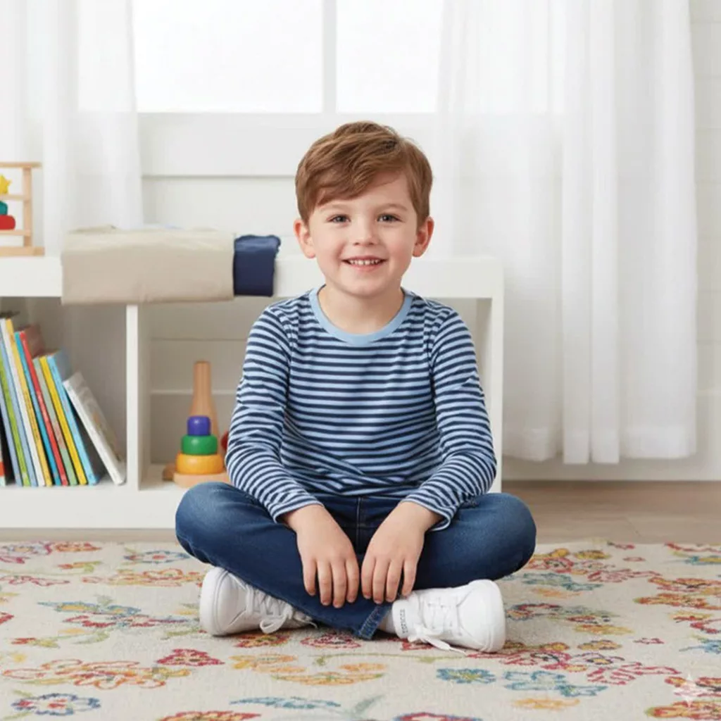 بلوز آستین بلند نخی لوپیلو