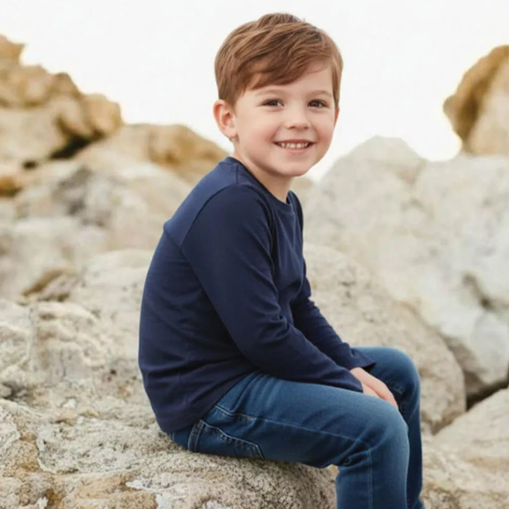 بلوز آستین بلند نخی لوپیلو