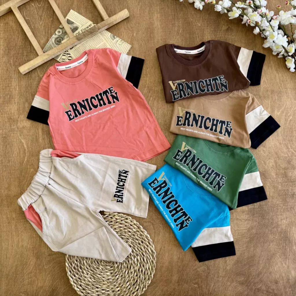 تیشرت شلوارک VERNICHTEN سایز 40 تا 55 کد 6362
