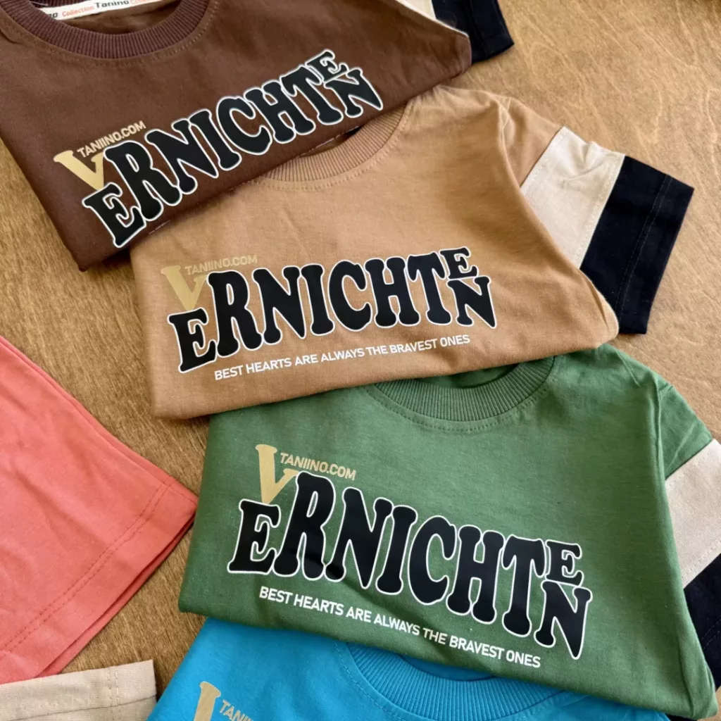 تیشرت شلوارک VERNICHTEN سایز 40 تا 55 کد 6362