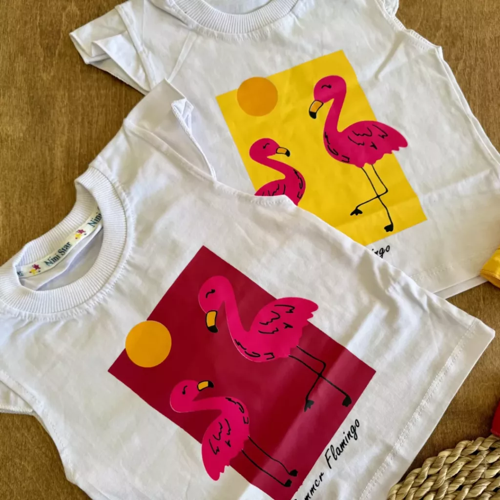 تاپ شلوارک دو فلامینگو (NS) سایز 35 تا 45 کد 6416