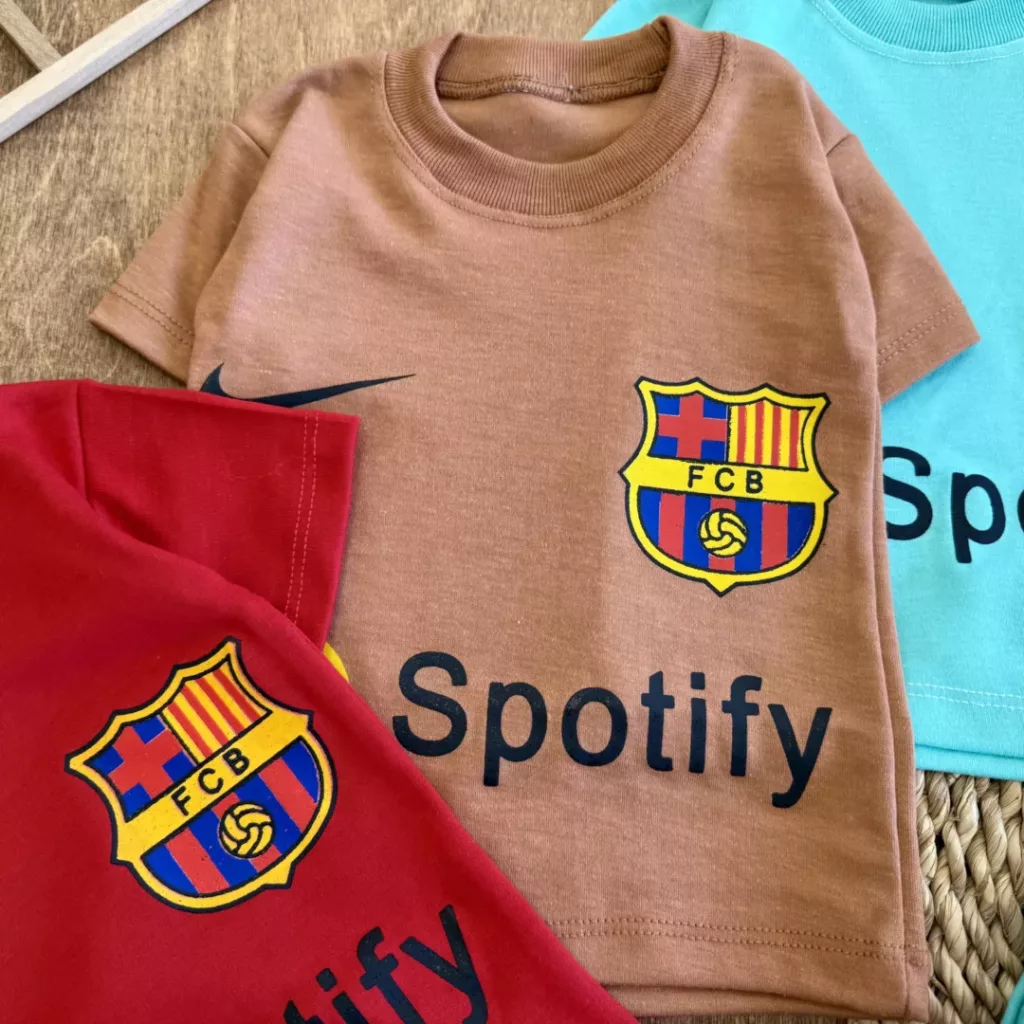 تیشرت شلوارک spotify (پررنگ) سایز ۴ تا ۶ کد 6499