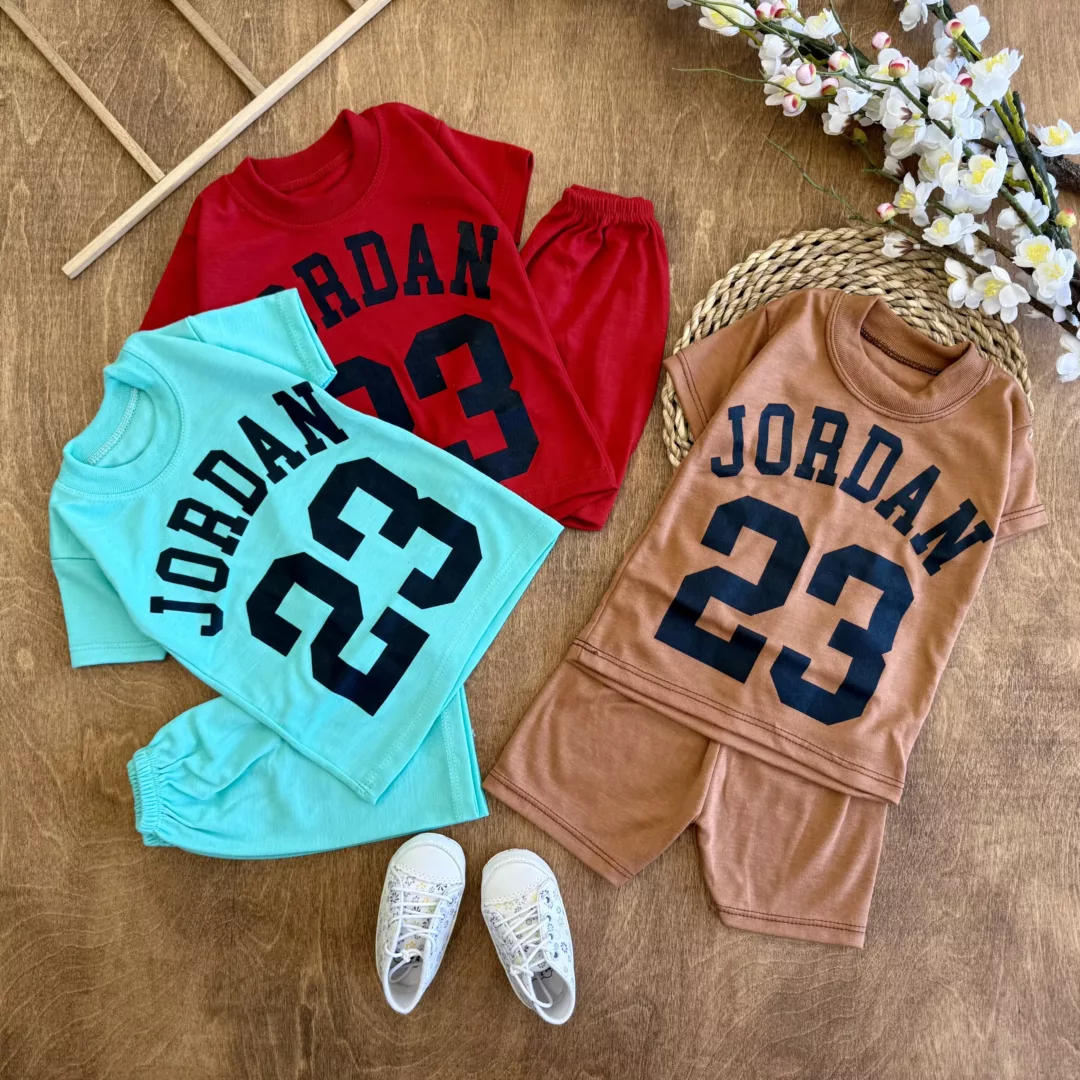 تیشرت شلوارک Jordan 23 سایز ۴ تا ۶ کد 6497