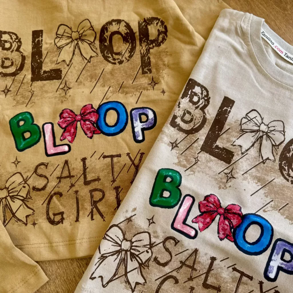 تیشرت شلوارک پاپیون Bloop سایز 45،50 کد 6651