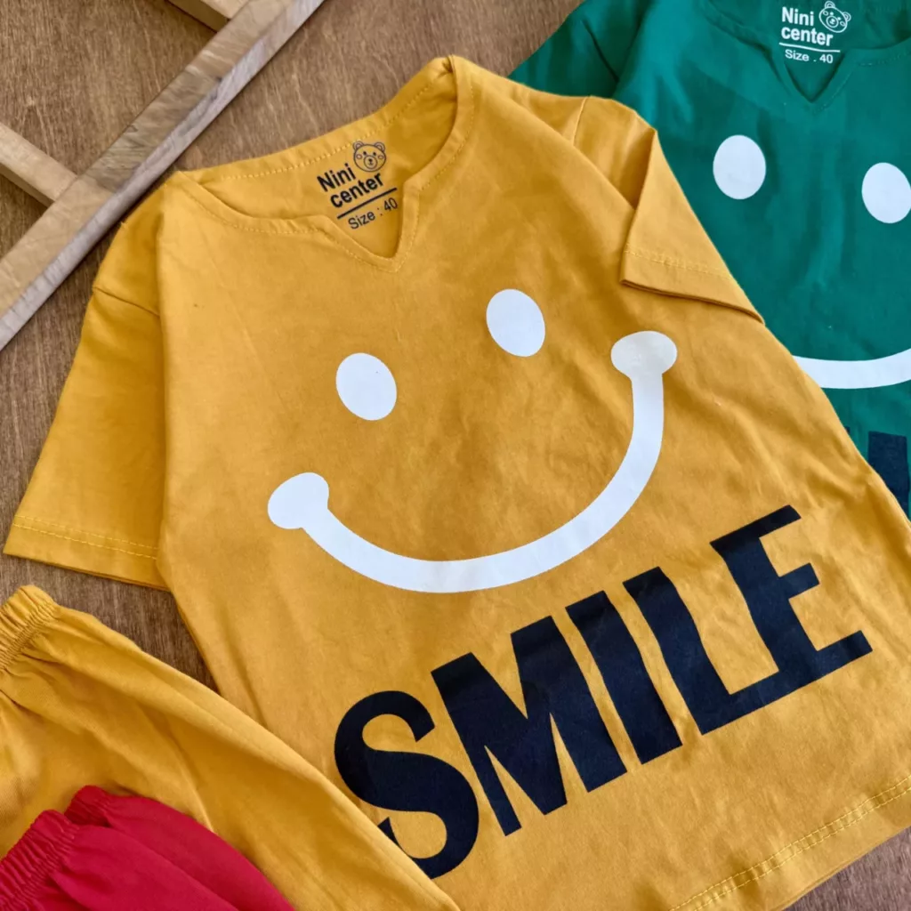 تیشرت شلوارک لبخند SMILE سایز 40،45 کد 6679