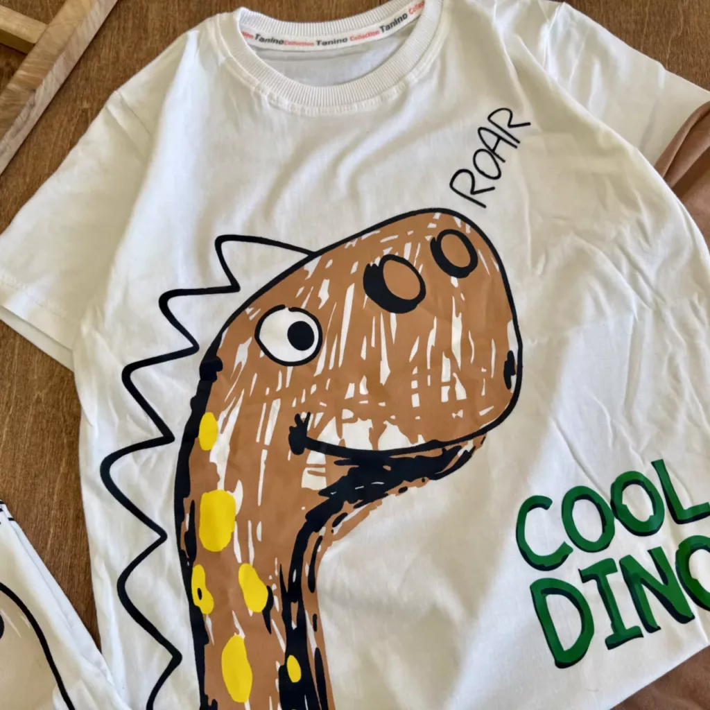 تیشرت شلوارک دایناسور COOL DINO سایز 50،55 کد 6684