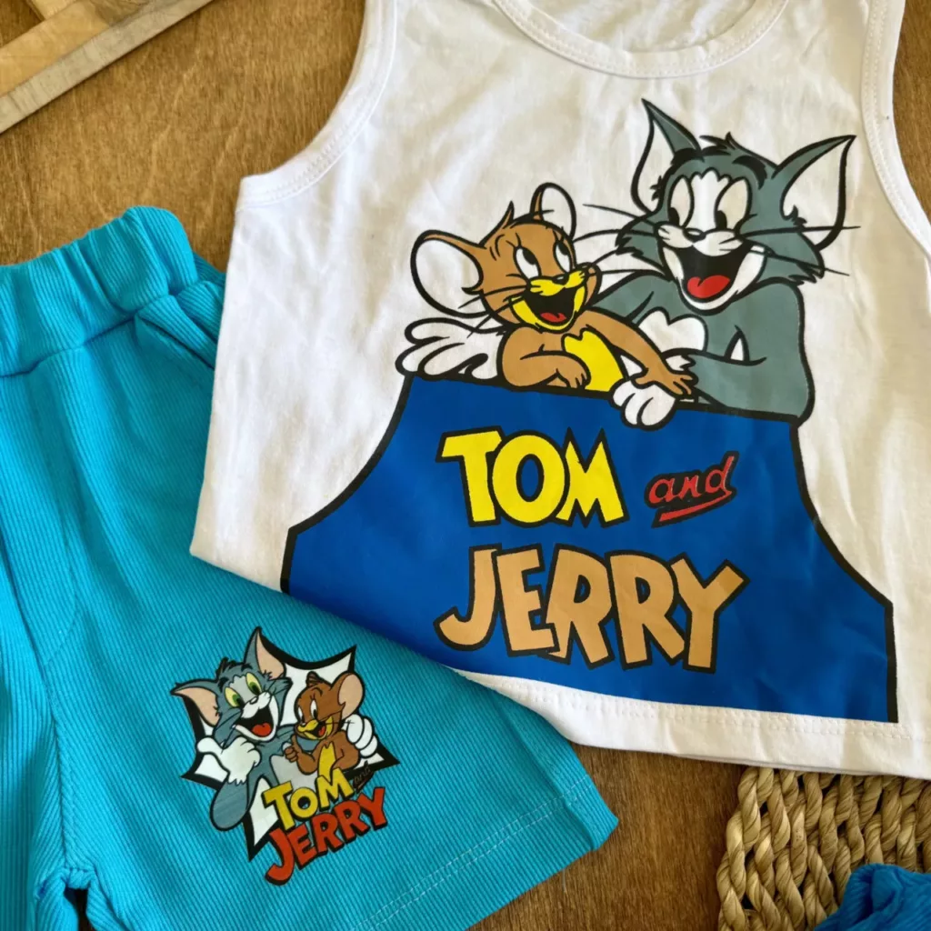 تاپ شلوارک تام و جری TOM AND JERRY کد 6725