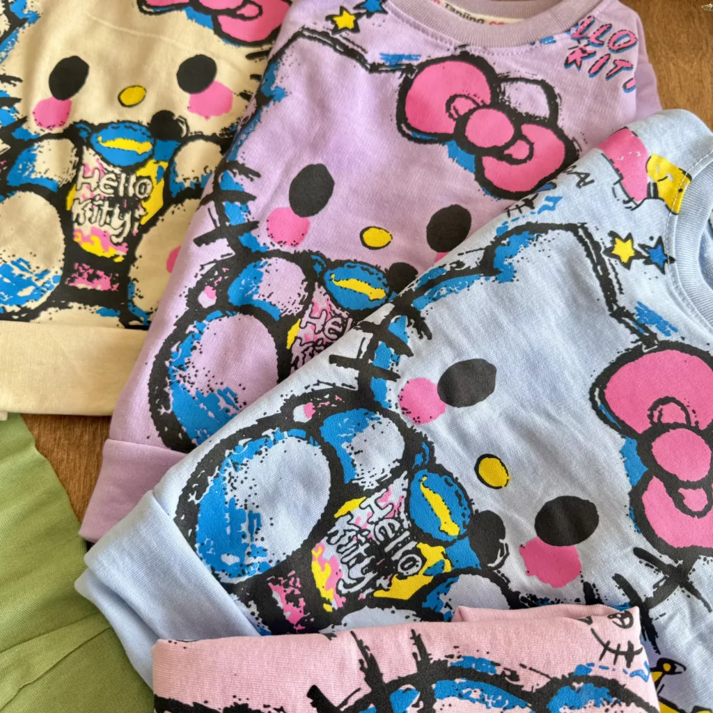 بلوز شلوار پیشی کیتی پاپیونی Hello Kitty کد 6811