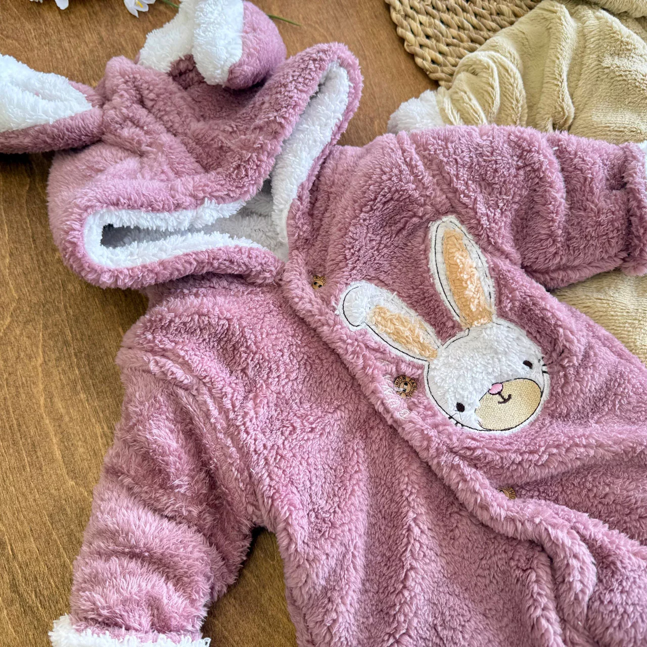 سرهمی مخمل خرگوش Bunny سایز 1،2 کد 6931