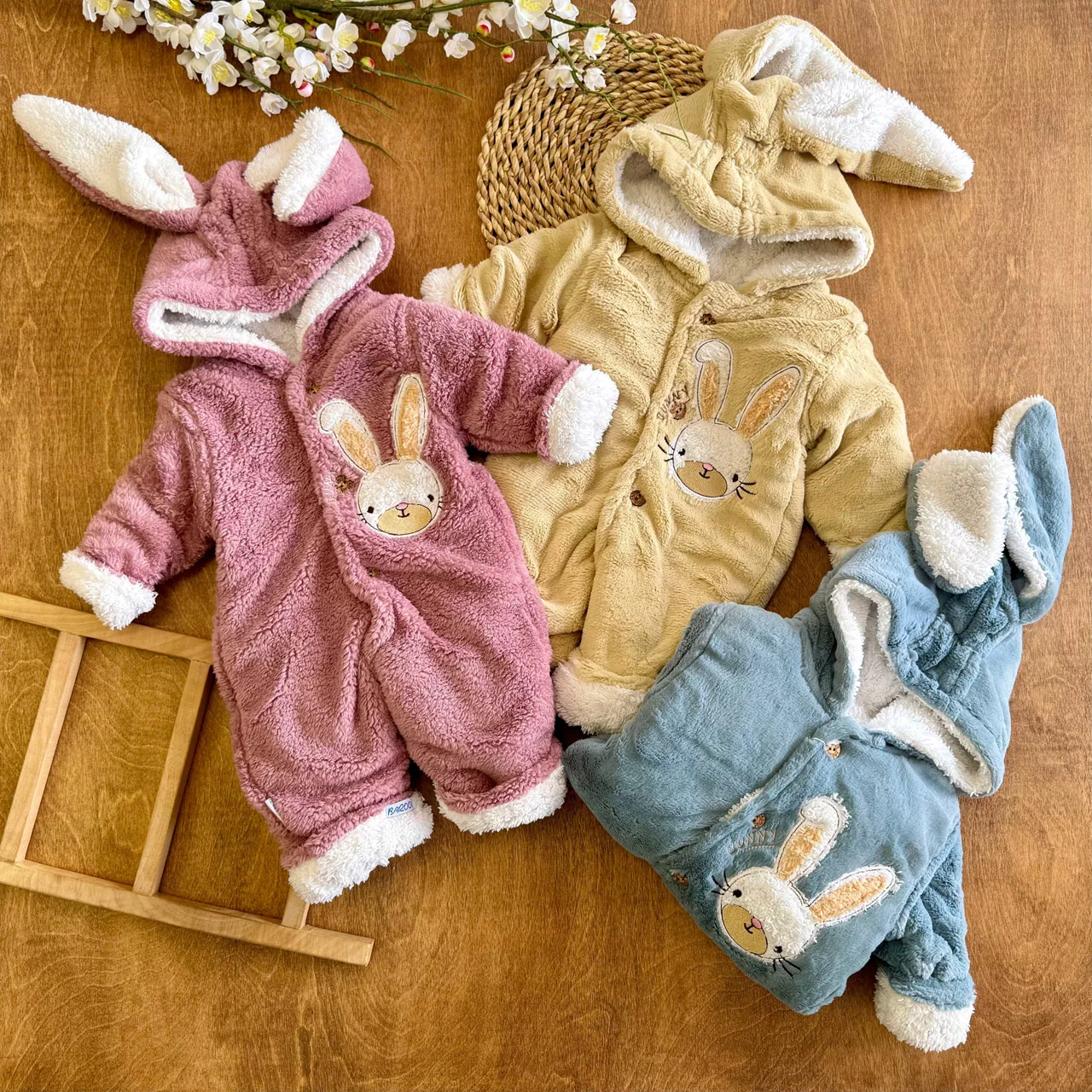 سرهمی مخمل خرگوش Bunny سایز 1،2  کد 6931