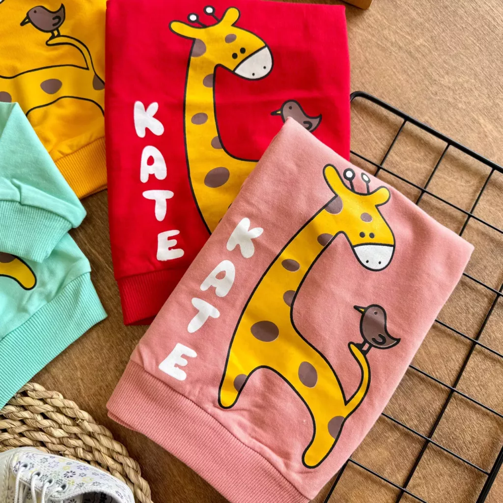بلوز تک زرافه گنجشک Kate سایز 35 تا 45 کد 6976