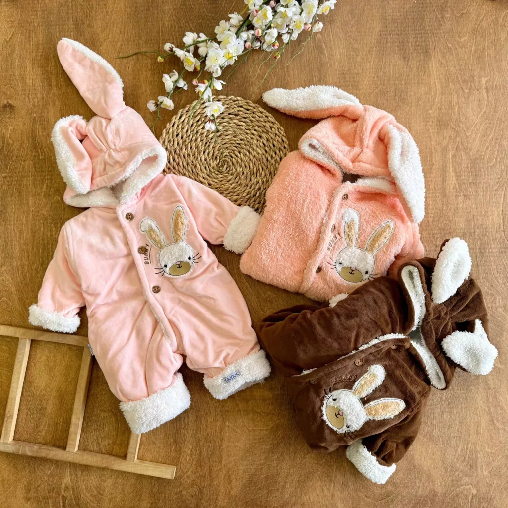 سرهمی مخمل خرگوش Bunny سایز 1،2  کد 6931
