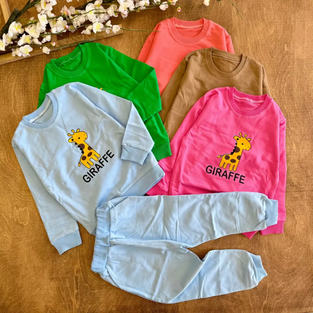 بلوز شلوار زرافه Giraffe سایز 40،45 کد 6911