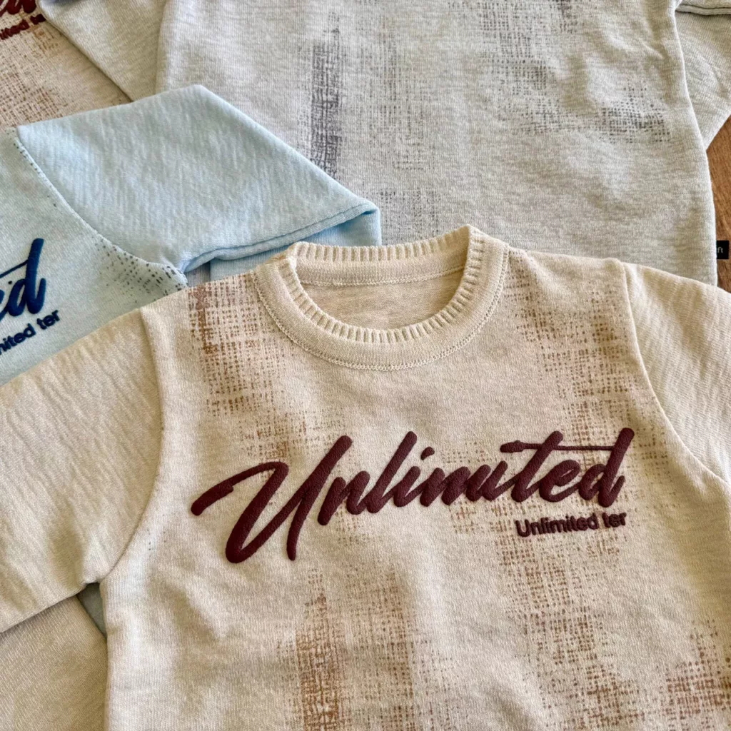 بلوز تک بافت پسرانه Unlimited سایز 40 تا 60 کد 6936