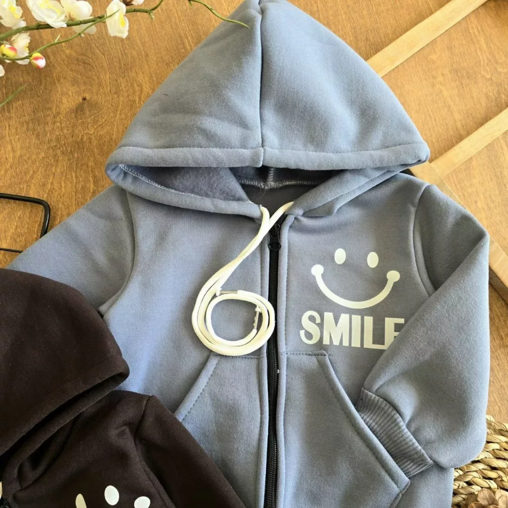 سویشرت تک تو کرکی لبخند Smile سایز 35 تا 45 کد 6965