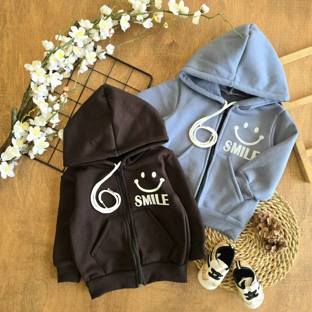 سویشرت تک تو کرکی لبخند Smile سایز 35 تا 45 کد 6965