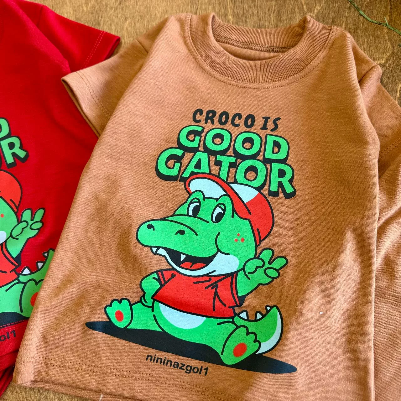 تیشرت شلوارک تمساح good gator سایز 4 تا 6 کد 6525