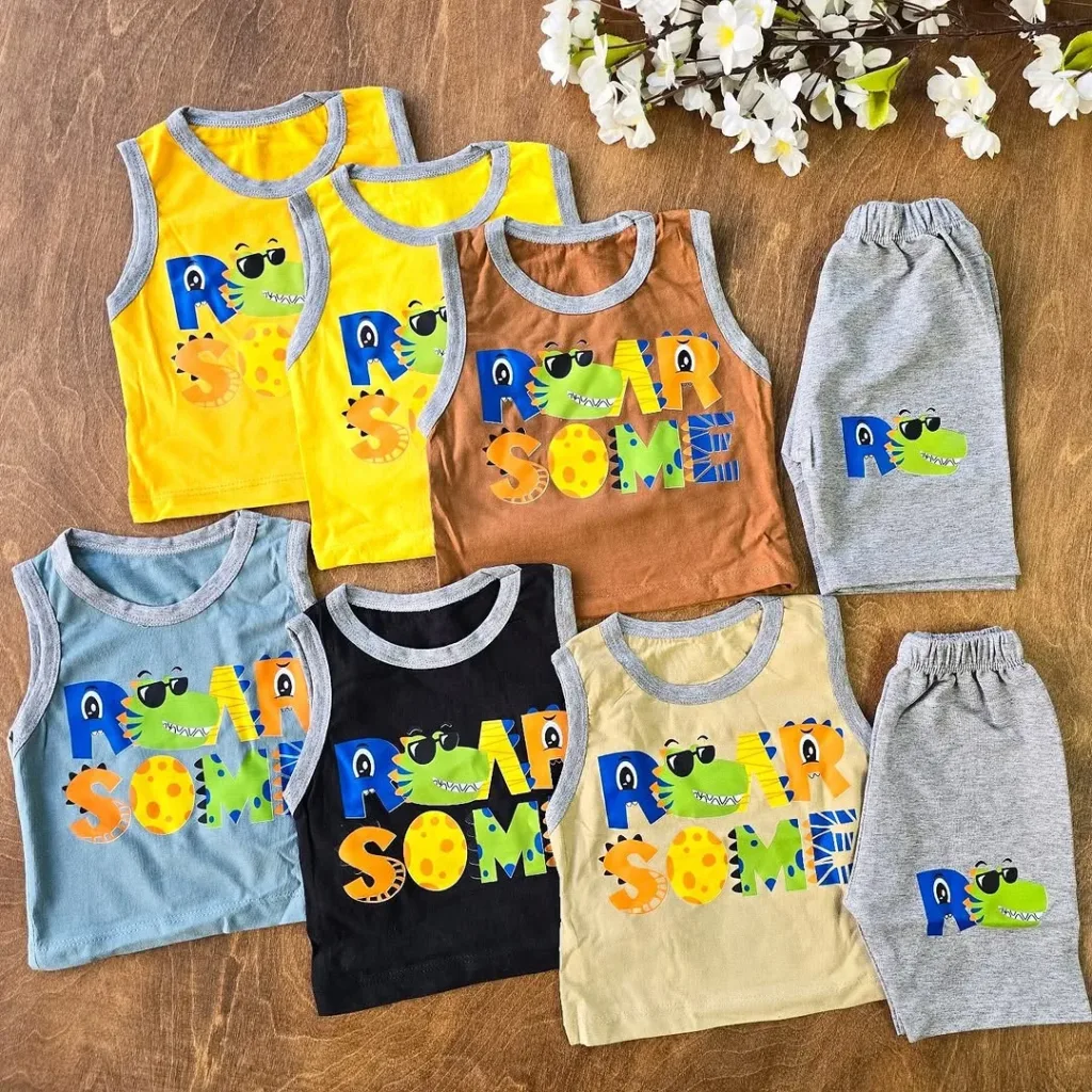 تاپ شلوارک دایناسور Roar کد 4298