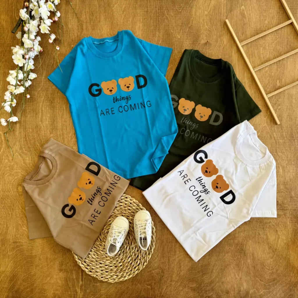 تیشرت تک دو کله خرس Good کد 6515