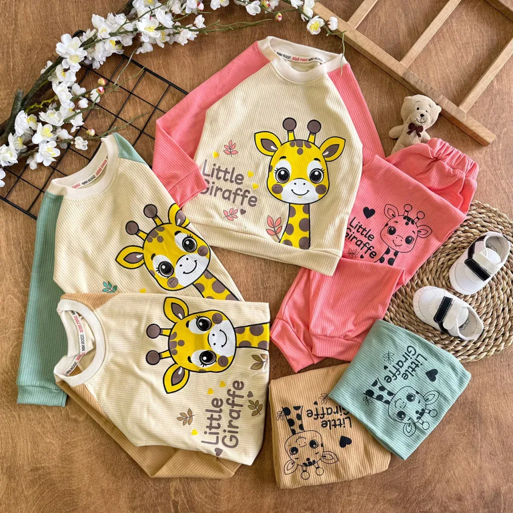 بلوز شلوار کبریتی زرافه Giraffe کد 7134