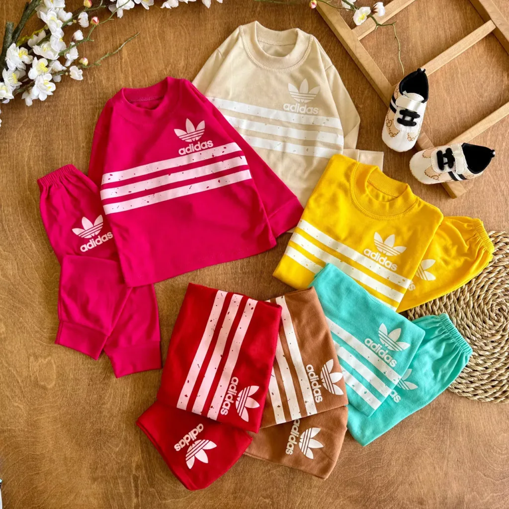 بلوز شلوار سه خط adidas (ایراددار) کد 6971-1