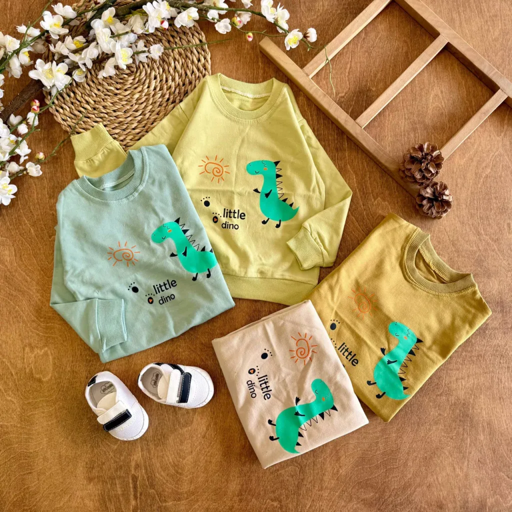 بلوز تک دایناسور Little Dino سایز 35 تا 45 کد 7124